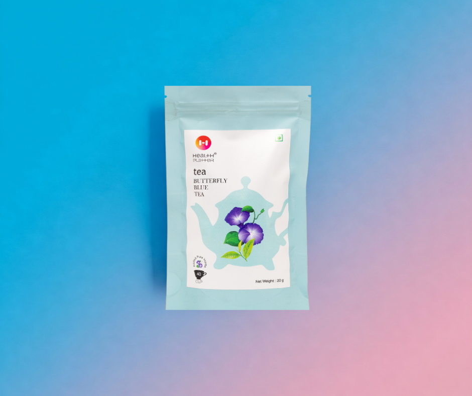 BUTTERFLY BLUE TEA HEALTH PLATTER