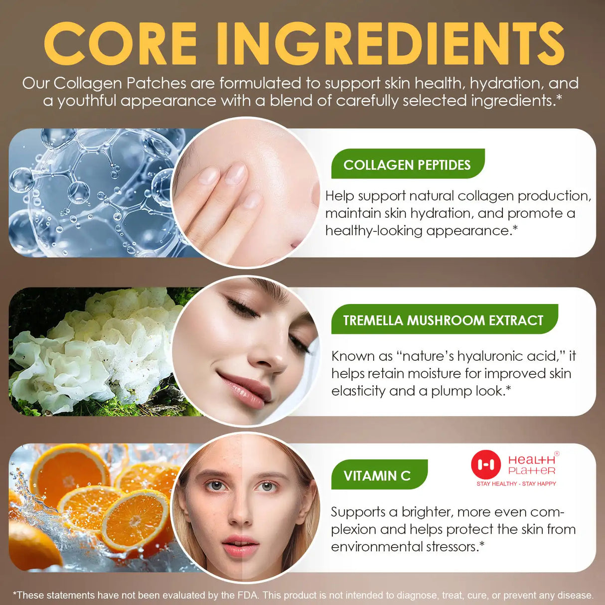 Collagen Patches β Rejuvenate, Firm & Elasticity Health Platter (30-Day Supply) - COMING SOON
