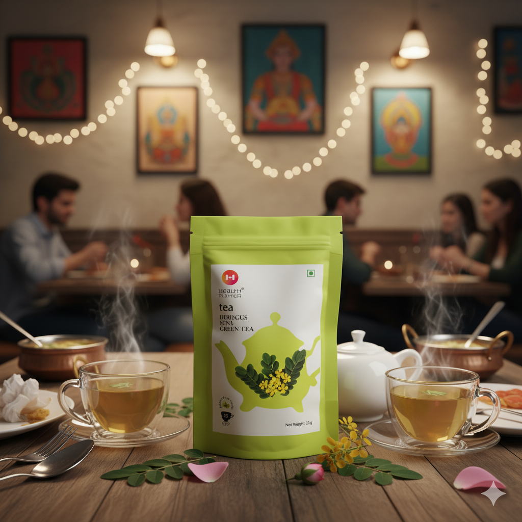 Health Platter Moringa Senna Green Tea