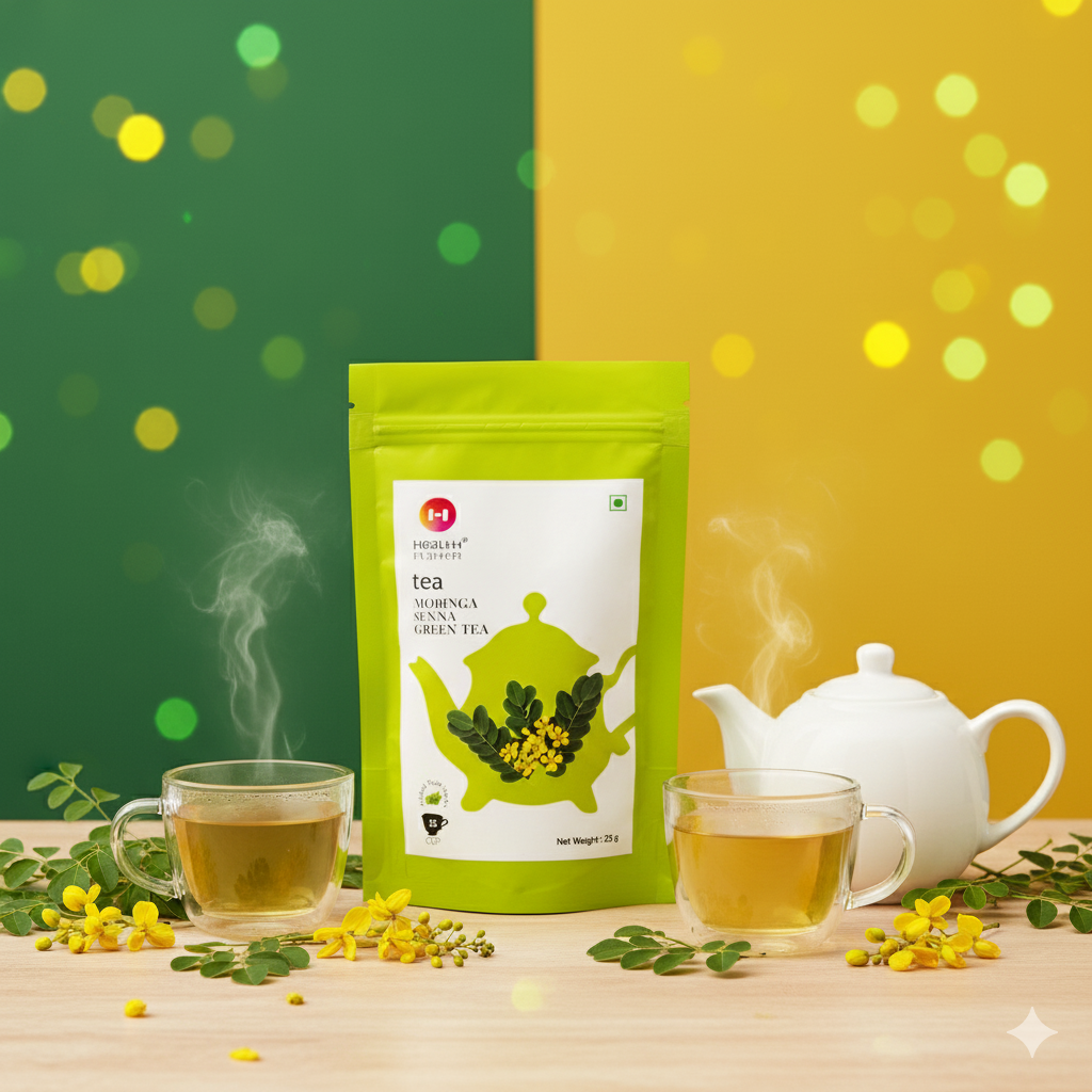 Health Platter Moringa Senna Green Tea