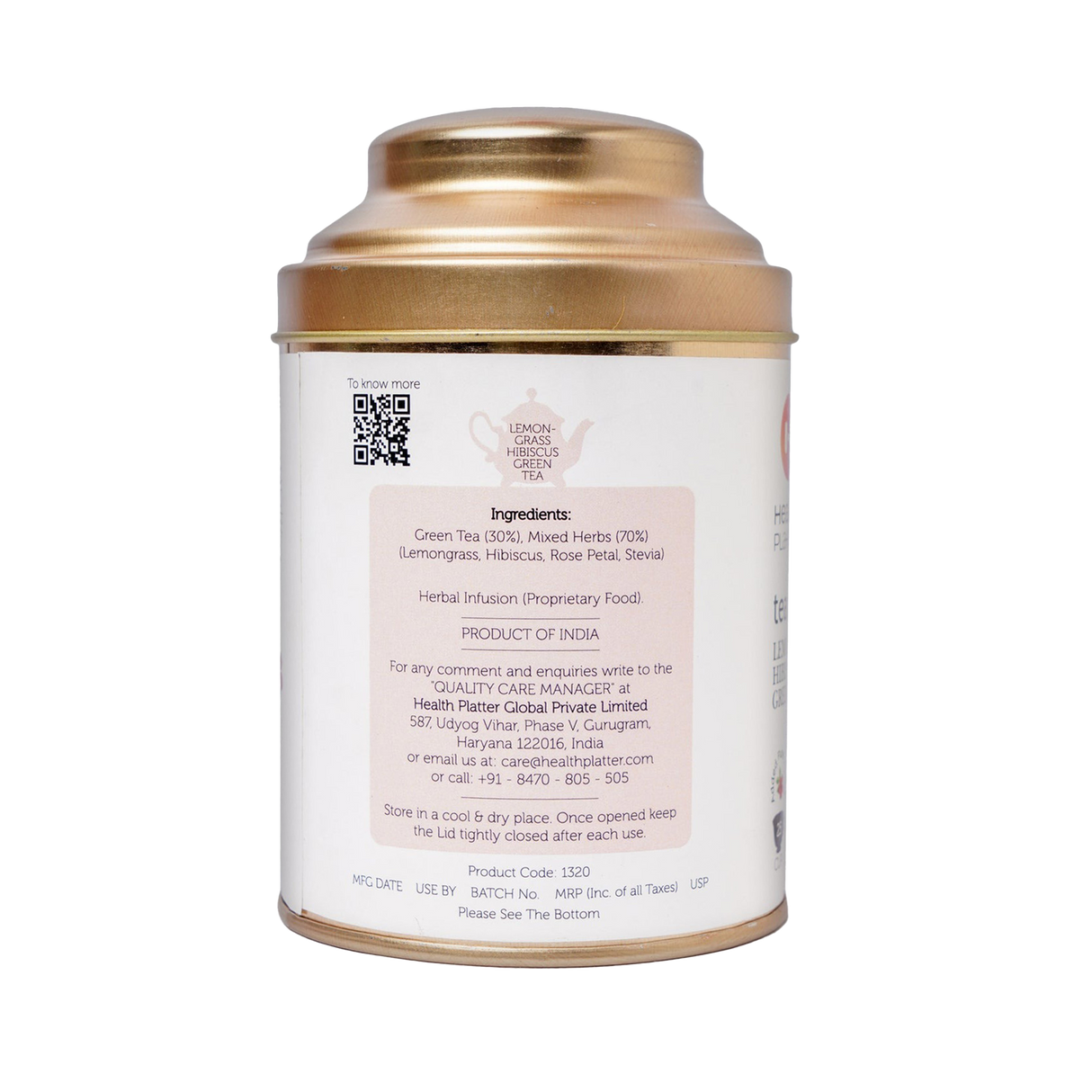 Lemongrass Hibiscus Green Tea Wholeleaf Tea