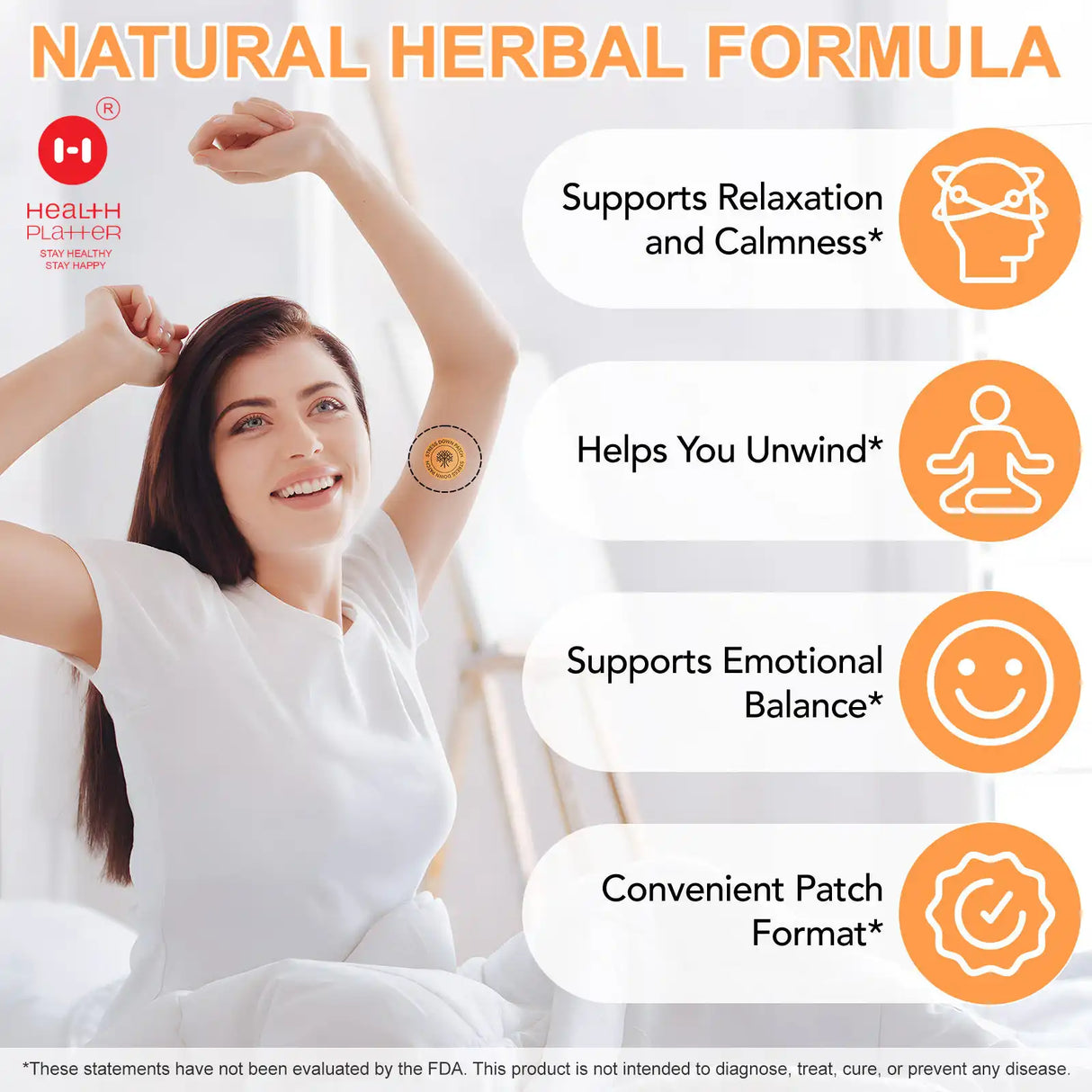 Stress Down Patches β Emotional Balance & Tranquility Health Platter (30-Day Supply) - COMING SOON