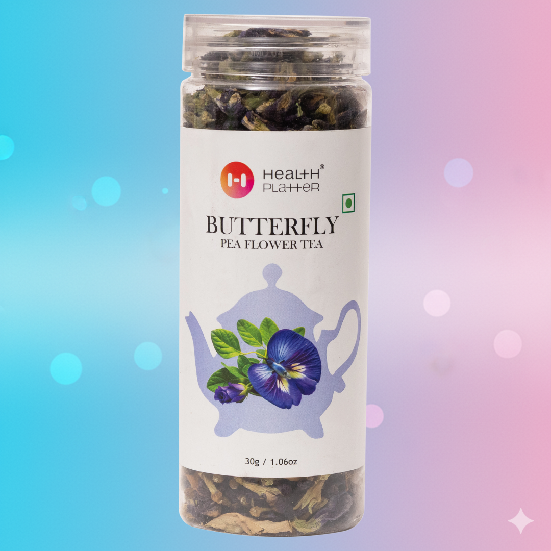 Health Platter Butterfly Pea Flower Tea
