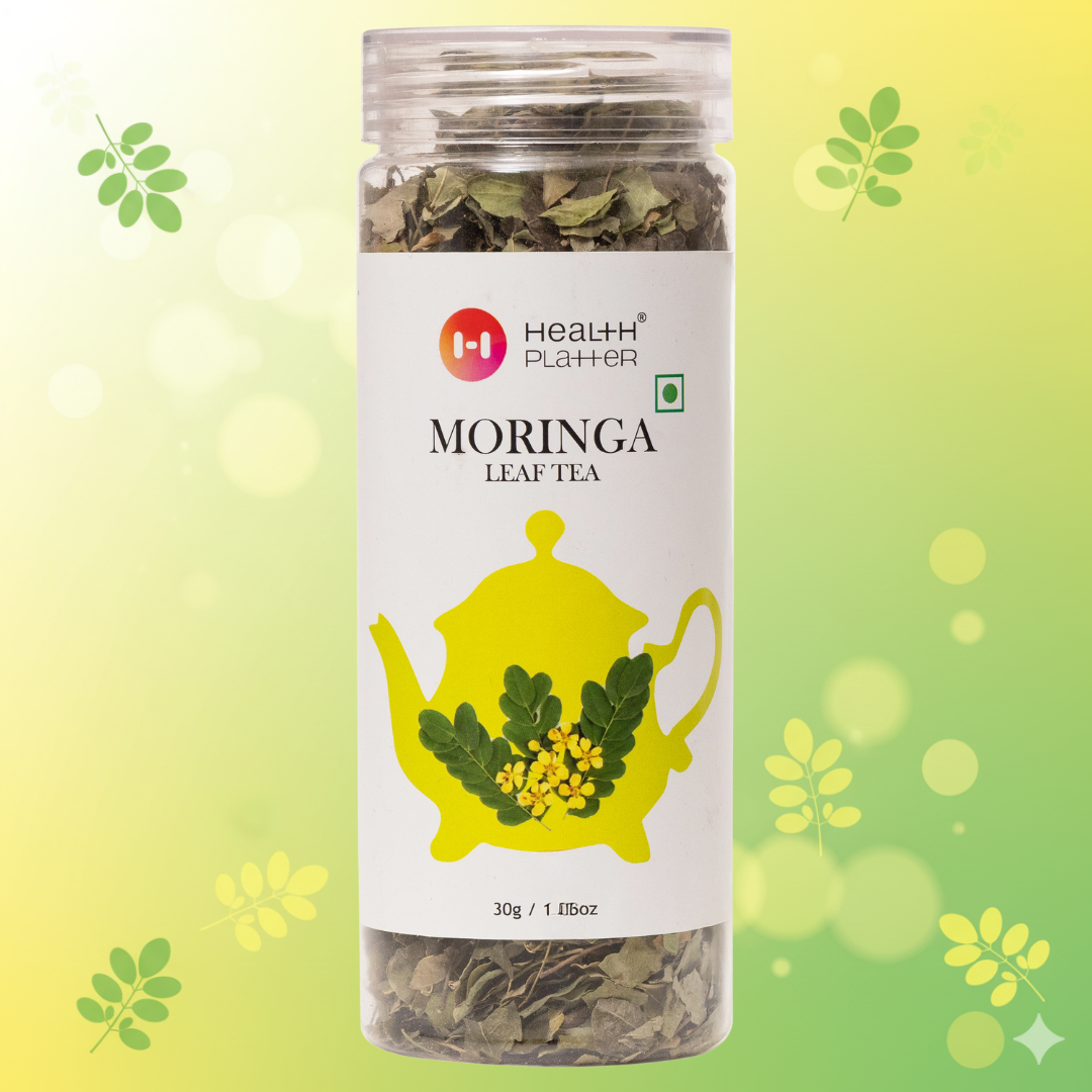 Health Platter Moringa Leaf Tea PET Jar