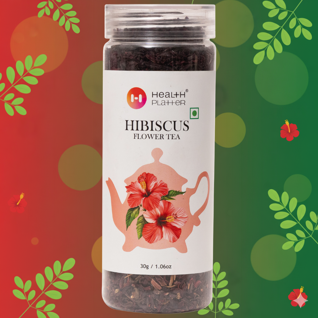 Health Platter Hibiscus Flower Tea PET Jar