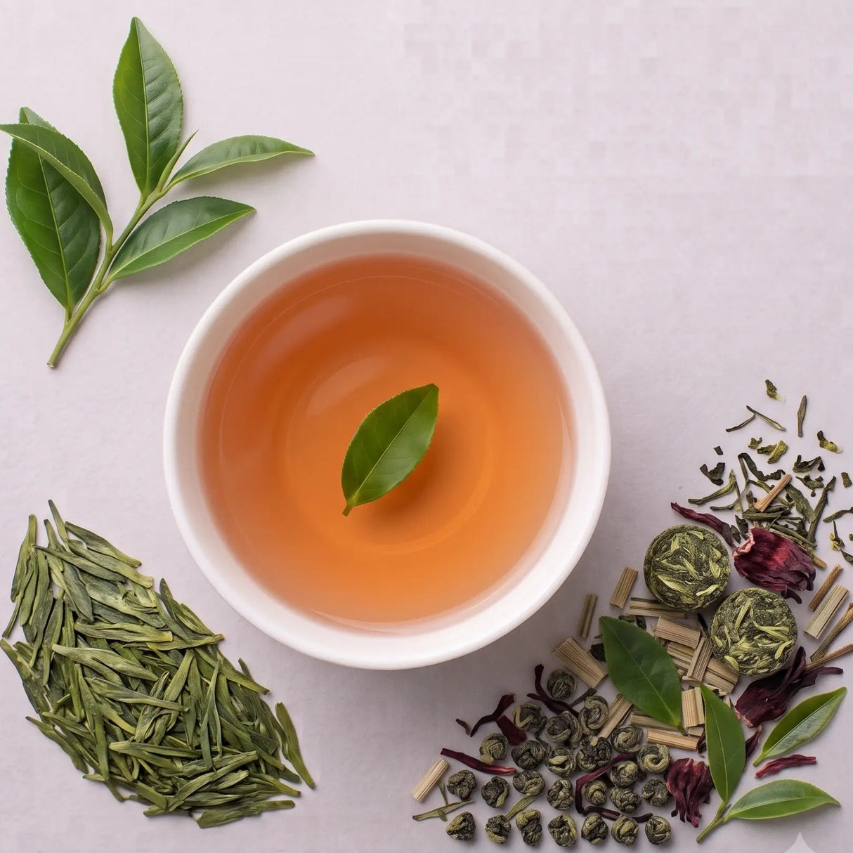 Health Platter Lemongrass Hibiscus Green Tea Wholeleaf Tea