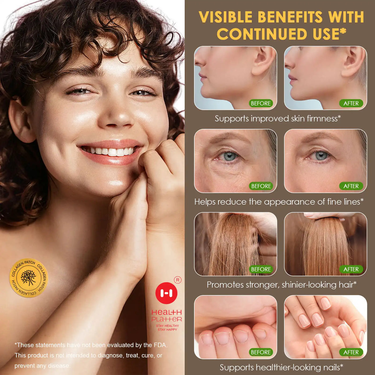 Collagen Patches – Rejuvenate, Firm & Elasticity Health Platter (30-Day Supply) - COMING SOON