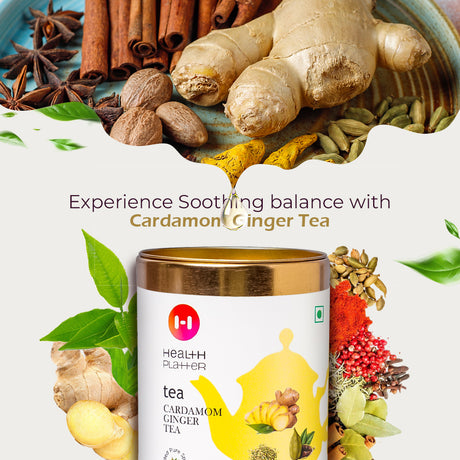 Health Platter Cardamom Ginger Tea