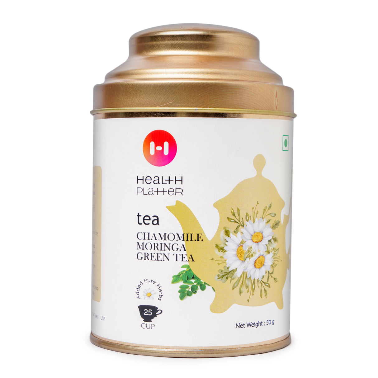 Health Platter Chamomile Moringa Green Tea Wholeleaf Tea