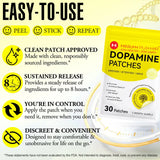 Dopamine Patches – Support for Emotion, Attention & Drive (30-Day Supply) Health Platter  - COMING SOON