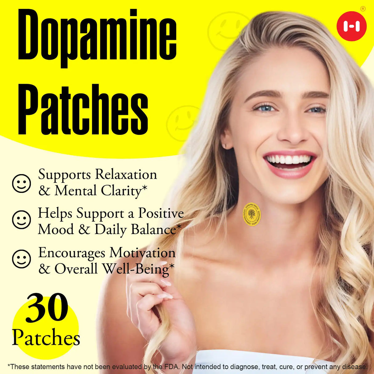 Dopamine Patches – Support for Emotion, Attention & Drive (30-Day Supply) Health Platter  - COMING SOON