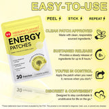 Energy Patches – Steady Energy, Focus & Vitality (30-Day Supply) Health Platter - COMING SOON