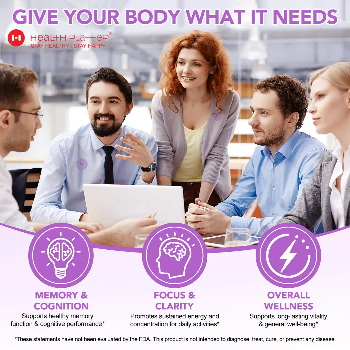 Focus Patches – Support for Deep Focus, Clarity & Calm (30-Day Supply) Health Platter - COMING SOON