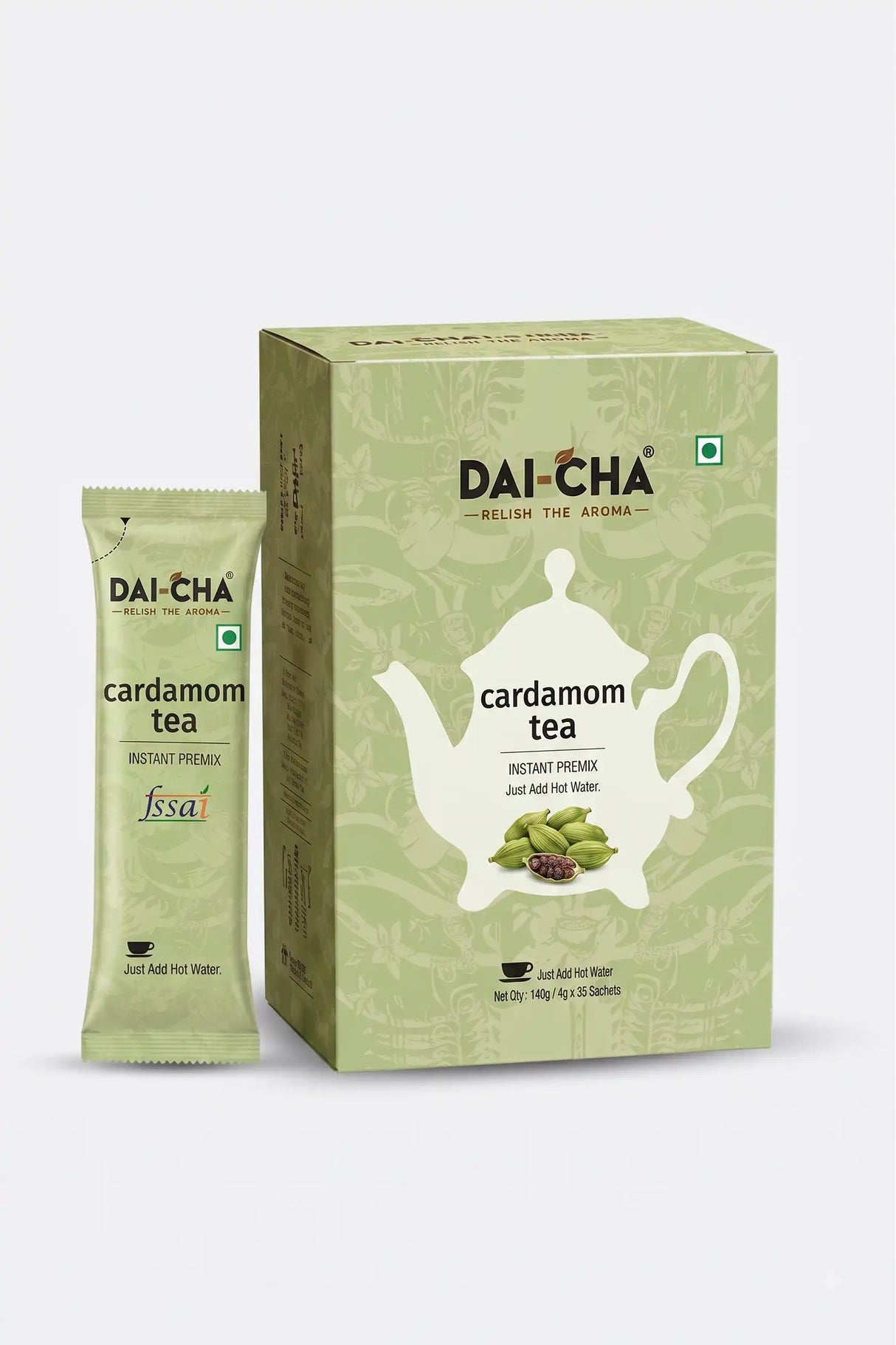 Instant Cardamom Chai Premix (10 Sachets) | Health Platter