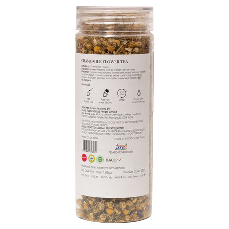 Chamomile Flower Tea PET Jar