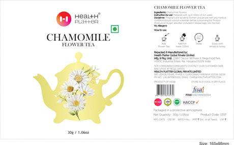 Chamomile Flower Tea PET Jar