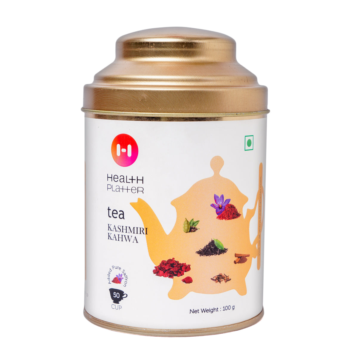 Health Platter Kashmiri Kahwa Tea Wholeleaf Tea