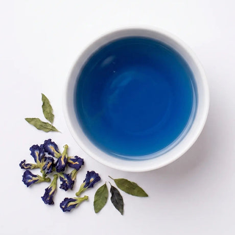 Health Platter Butterfly Blue Tea Pouch