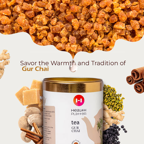 Health Platter Gur Chai