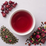 Health Platter Hibiscus Rose Green Tea