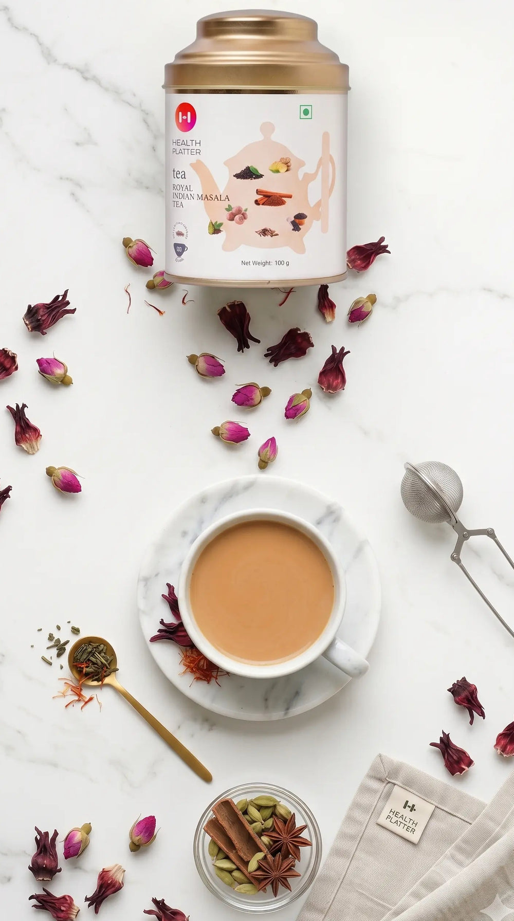 A warm cup of Royal Indian Masala Tea