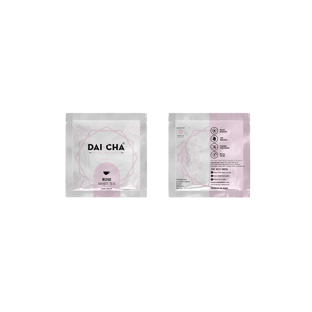 Rose White Tea Teabags - HealthplatterSpeciality TeasTea bags