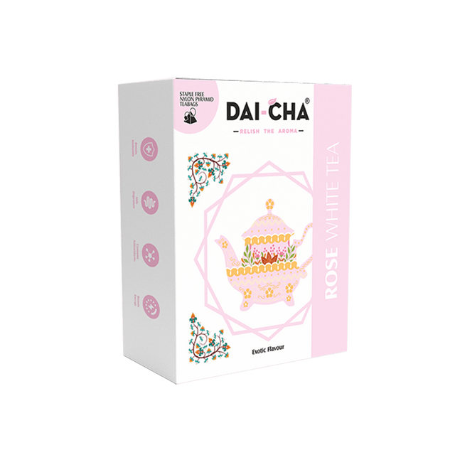 Rose White Tea Teabags - HealthplatterSpeciality TeasTea bags